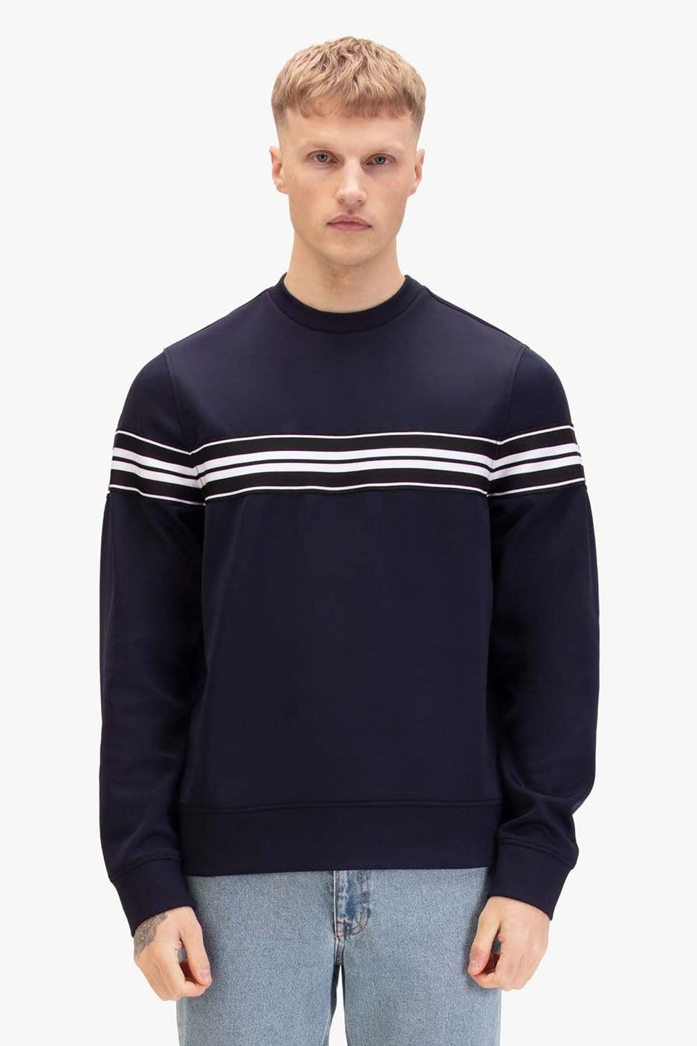 Luke 1977 Luke 1977 Men's Noel Sweatshirt in Dark Navy - 1