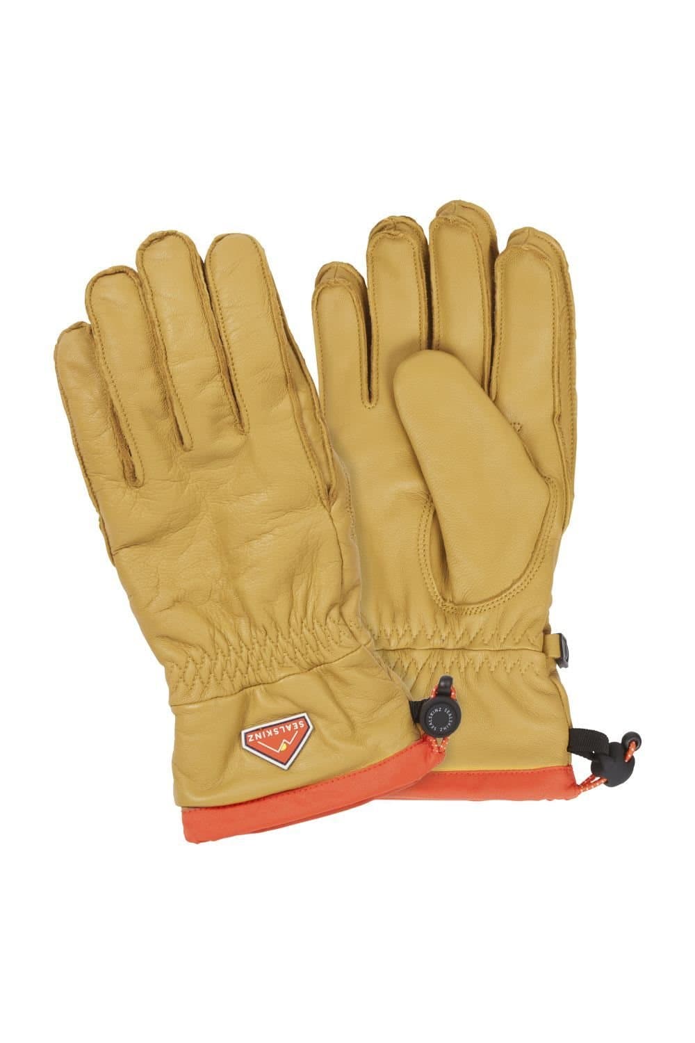 SealSkinz Sealskinz Women's Waterproof Leather Hiking Gloves with Fusion Control & Women in Beige