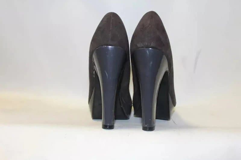 New Look Grey Platform Shoes Size 38 uk 5 New Look Versatile Party Heels Ladies Womens