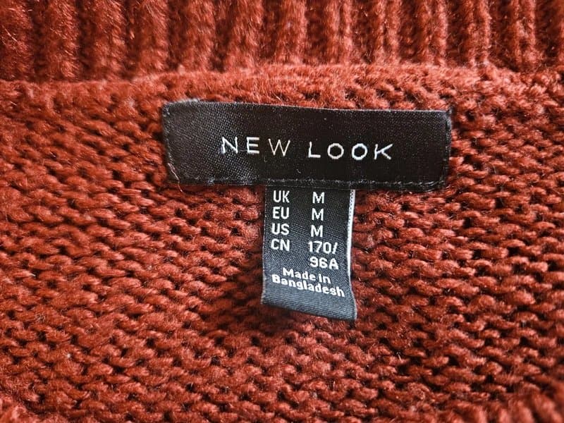 New Look Burnt orange jumper medium