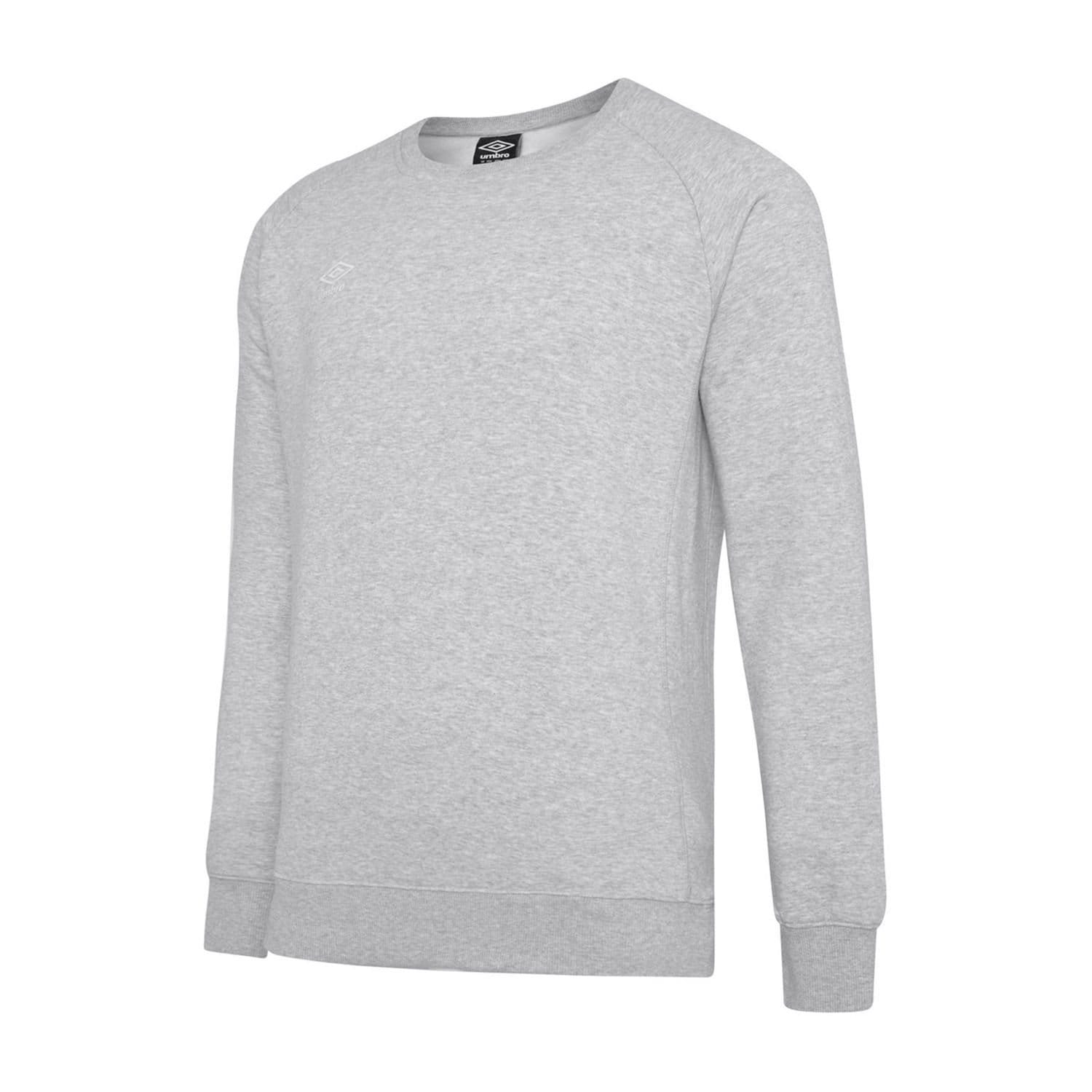 Umbro Men's Club Leisure Sweatshirt in Pale Grey