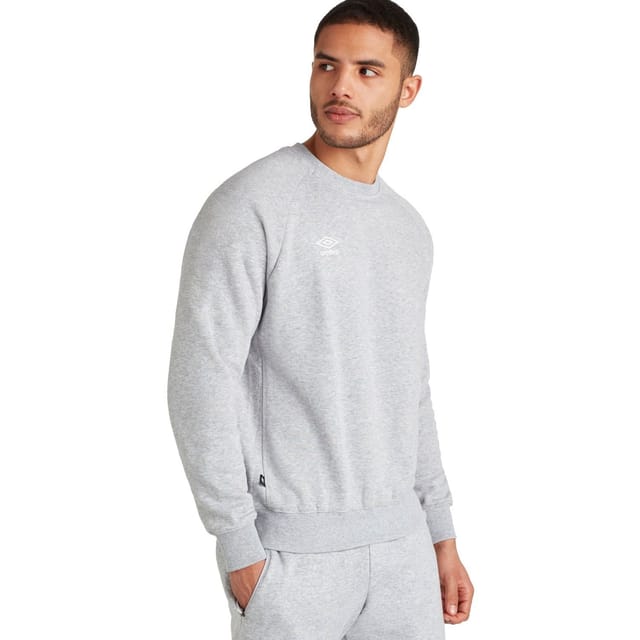 Umbro Umbro Men's Club Leisure Sweatshirt in Pale Grey - 3