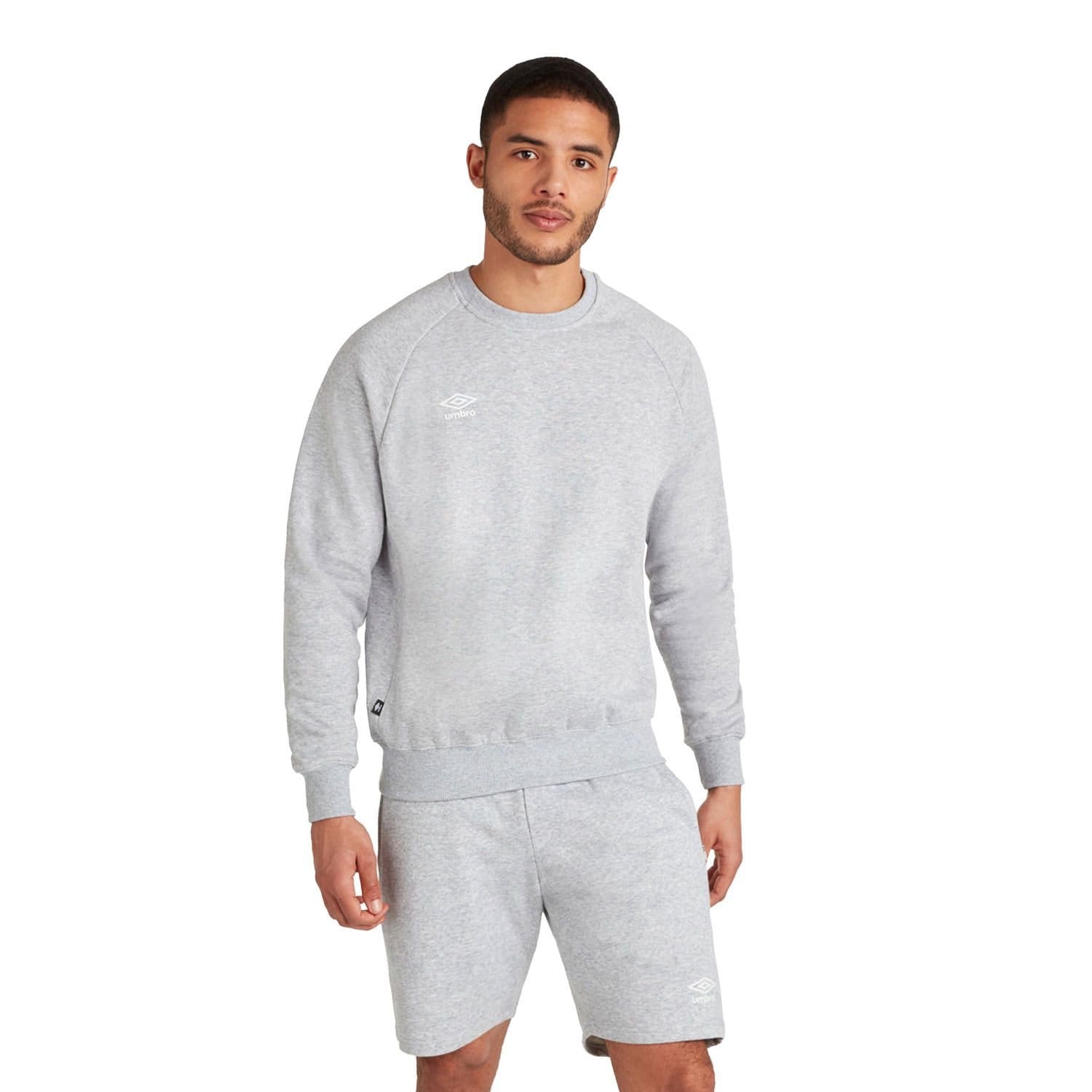 Umbro Umbro Men's Club Leisure Sweatshirt in Pale Grey - 4