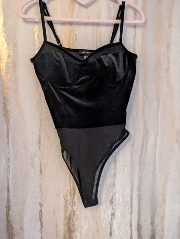 New Look Velvet top bodysuit