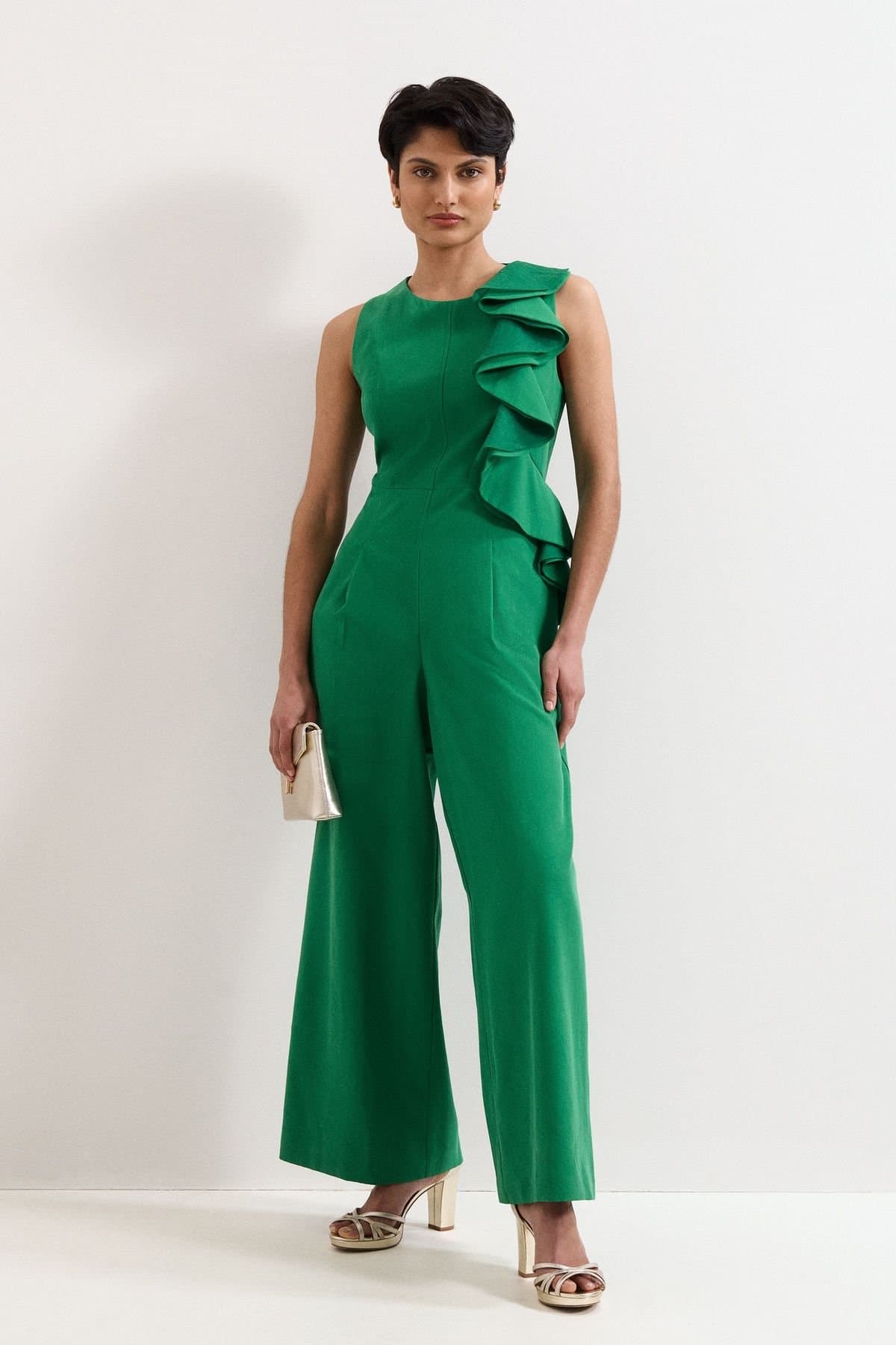 Phase Eight Phase Eight Women's Jillian Wide Leg Jumpsuit in Emerald