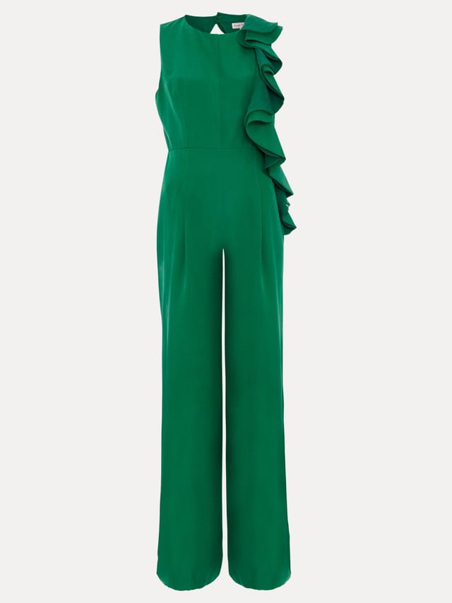 Phase Eight Phase Eight Women's Jillian Wide Leg Jumpsuit in Emerald - 2