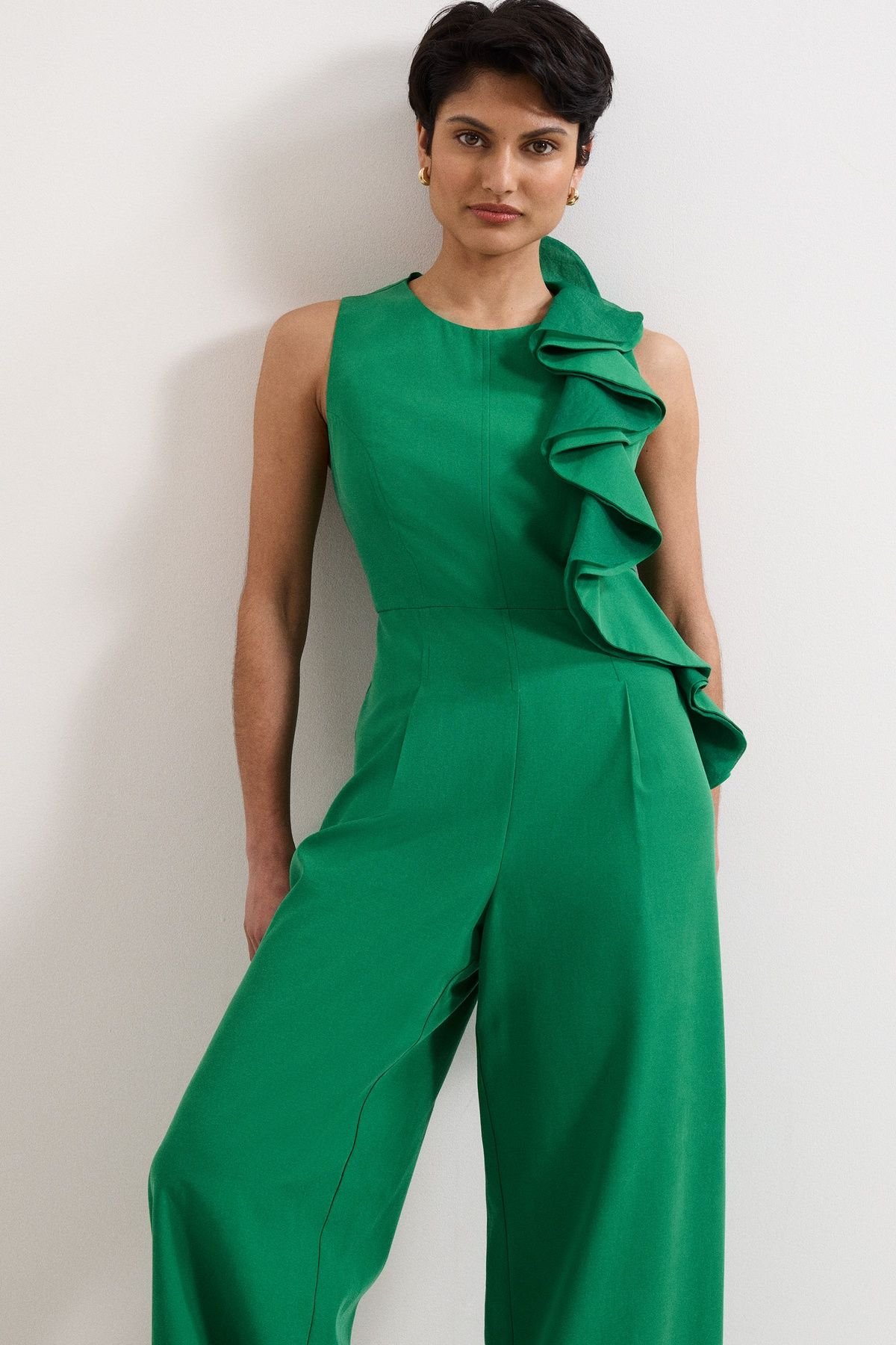 Phase Eight Phase Eight Women's Jillian Wide Leg Jumpsuit in Emerald - 3