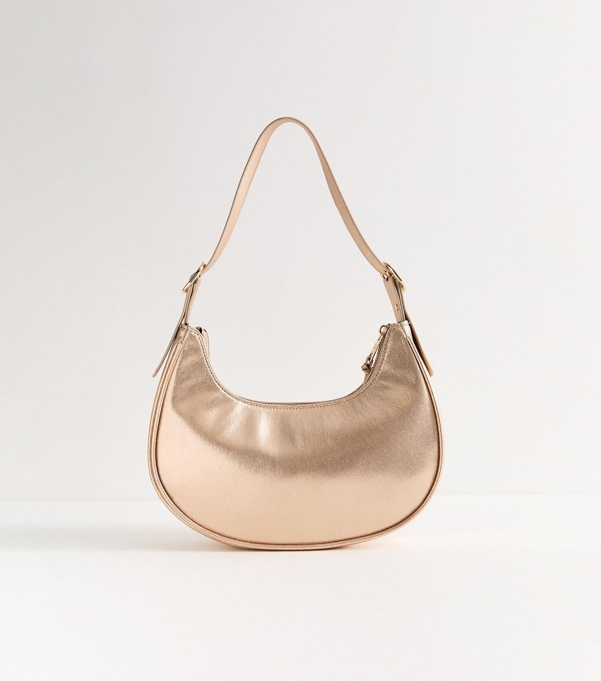 New Look Gold Faux Leather Embellished Shoulder Bag New Look - 4
