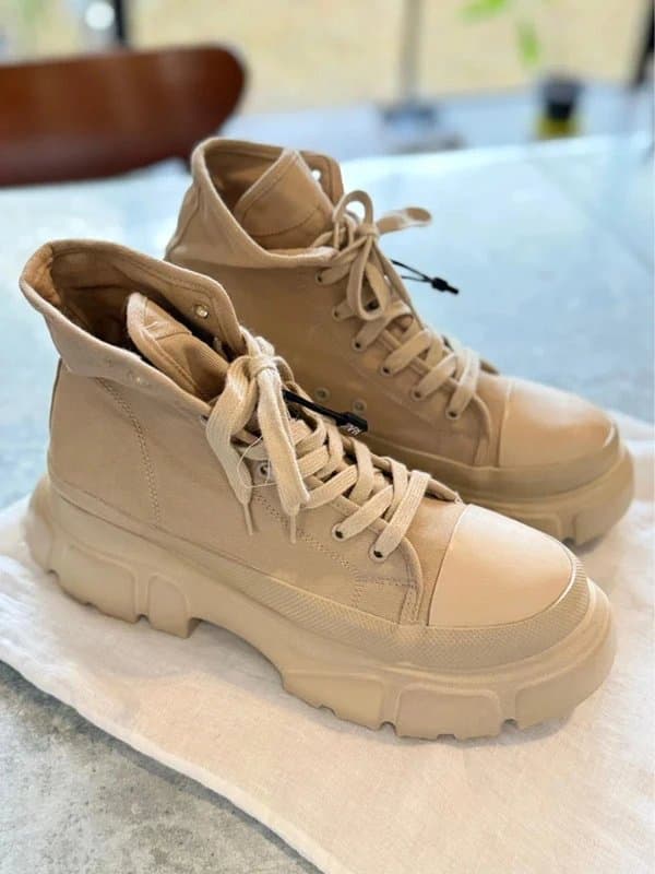 H&M Zara Desert Boots Chunky Platform Size UK 8 EU 41 BNWT With Dust Bag