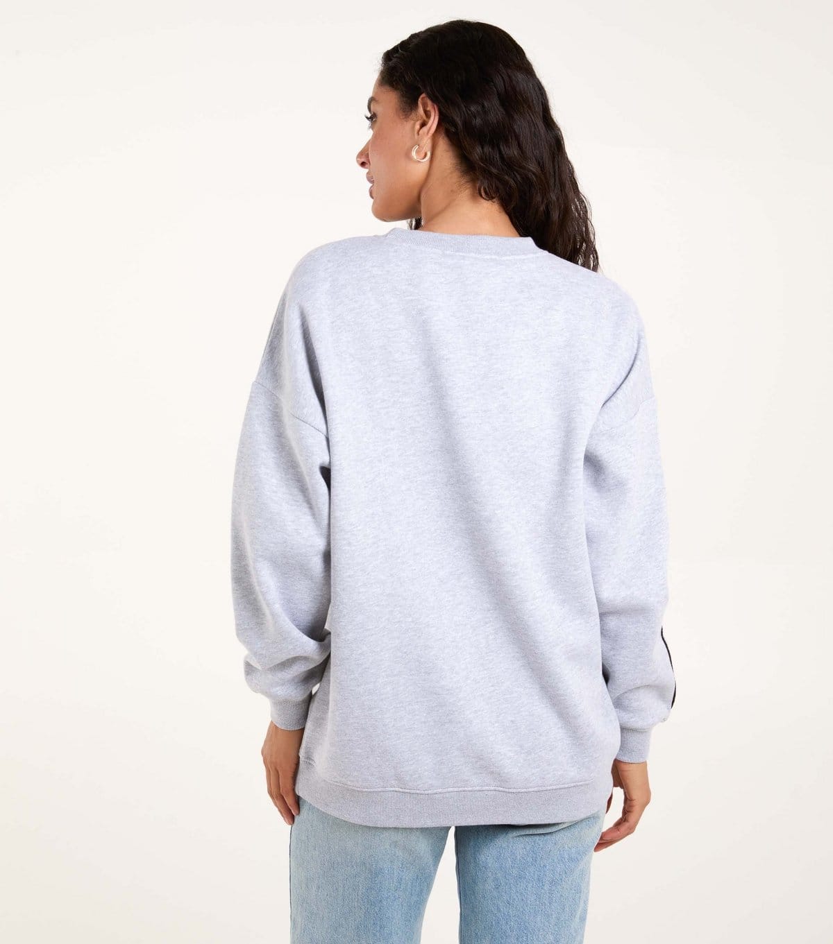 Blue Vanilla Women's Pale Grey LA Logo Sweatshirt Blue Vanilla New Look - 4