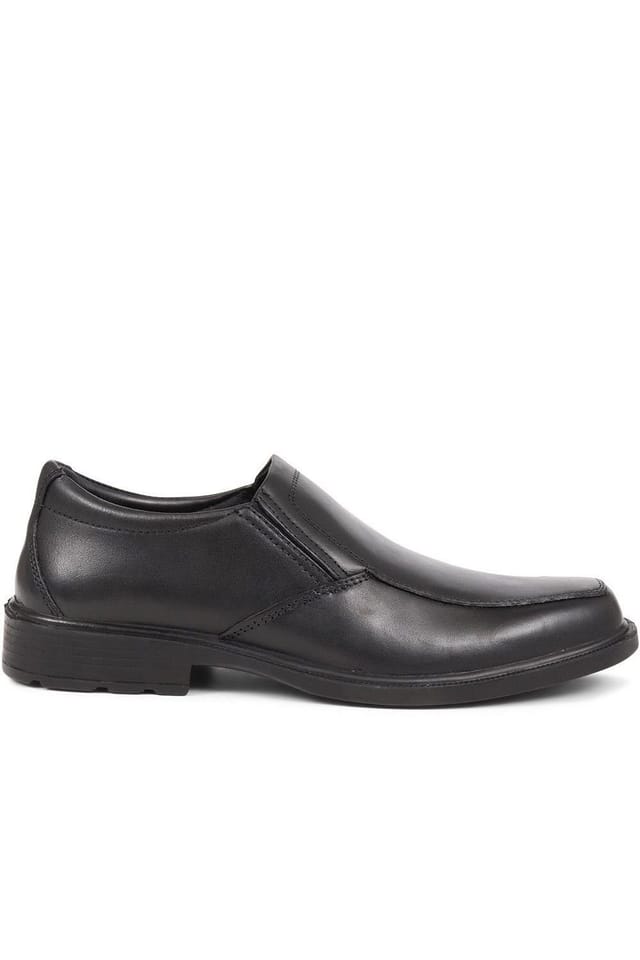 Pavers Pavers Men's Smart Leather Slip-On Shoes in Black - 2