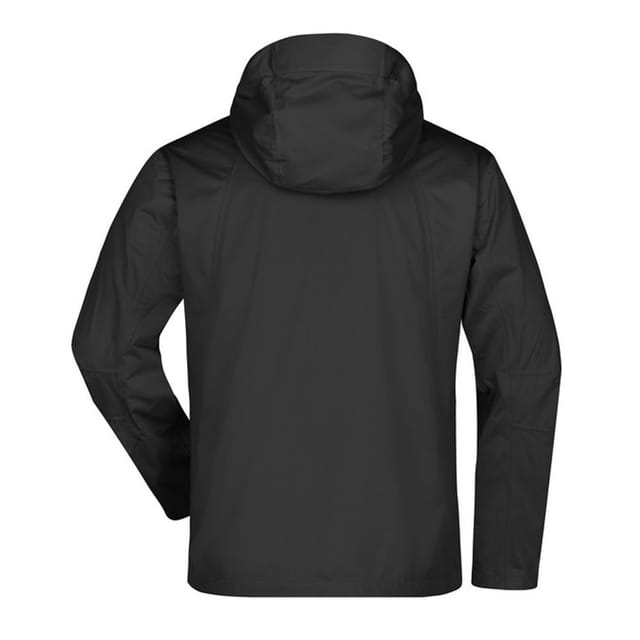 James and Nicholson James and Nicholson Men's Outdoor Soft Shell Jacket in True Black - 2