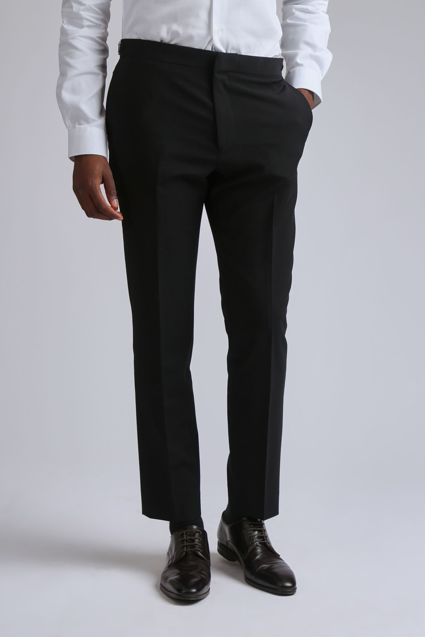Ted Baker Ted Baker Men's Tuxedo Slim Fit Trousers in Black - 2