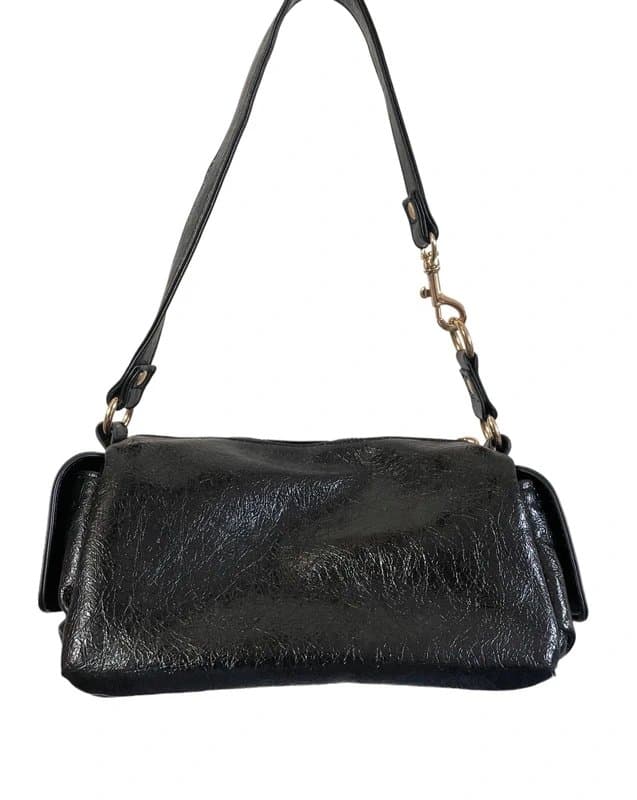 ASOS Black Buckle Shoulder Bag