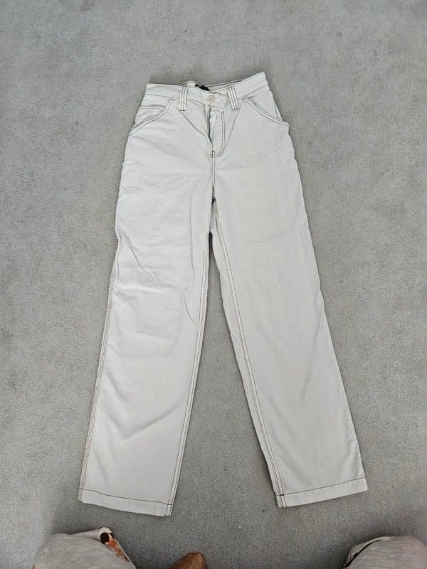 ASOS Jean/Cargo cream pants