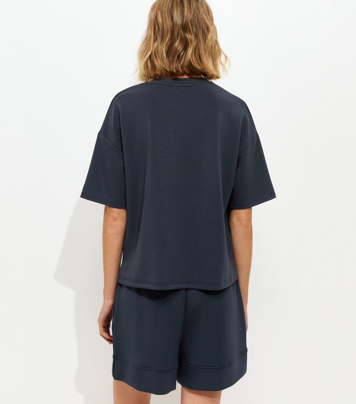 New Look Women's Premium Navy Sweatshirt T-Shirt New Look - 4