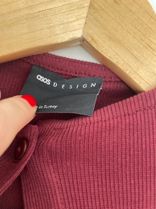 ASOS Design Ribbed knit top