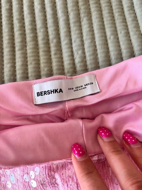 Bershka Pink Bershka sequin skort