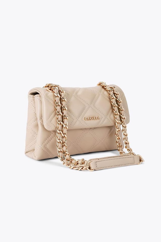 Carvela Carvela Women's 'Rosa Chain Shoulder' Bag in Taupe - 2