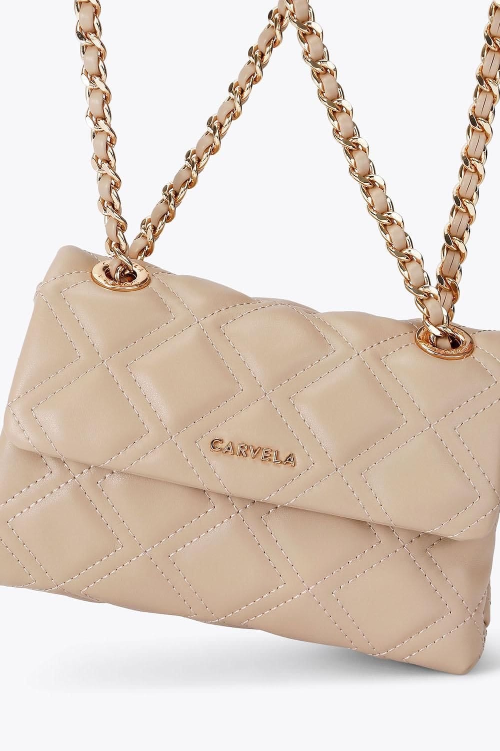 Carvela Carvela Women's 'Rosa Chain Shoulder' Bag in Taupe - 4
