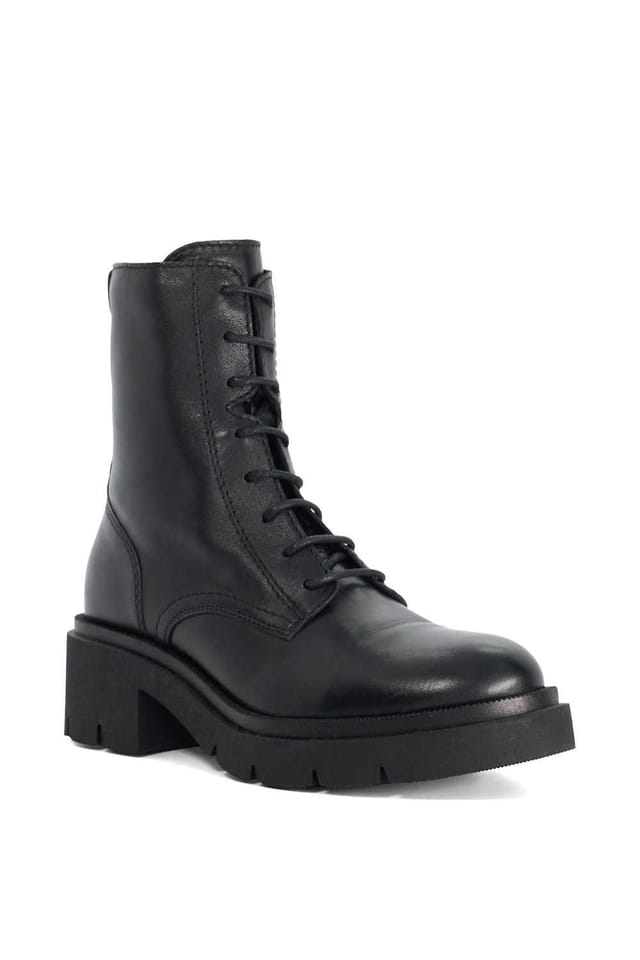 Dune London Dune London Women's 'Pion' Leather Ankle Boots in Black - 2