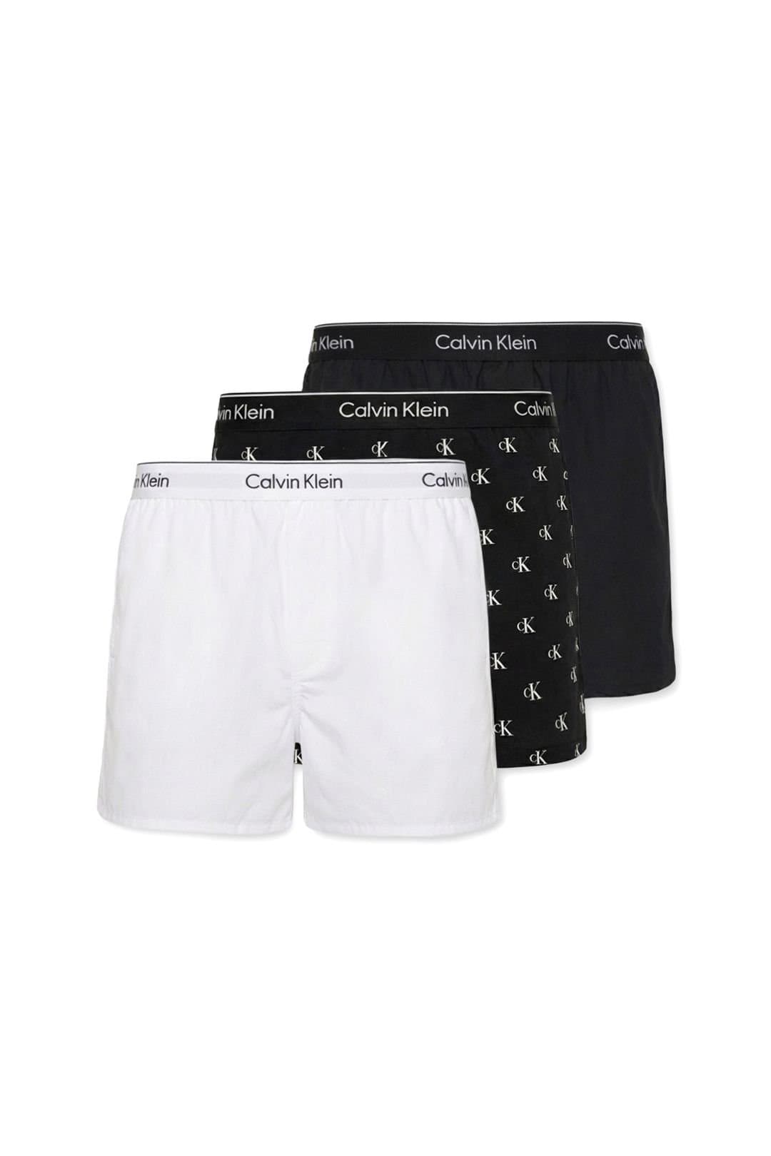 Calvin Klein Calvin Klein Men's Boxer Slim 3Pk Diamond Logo Multi