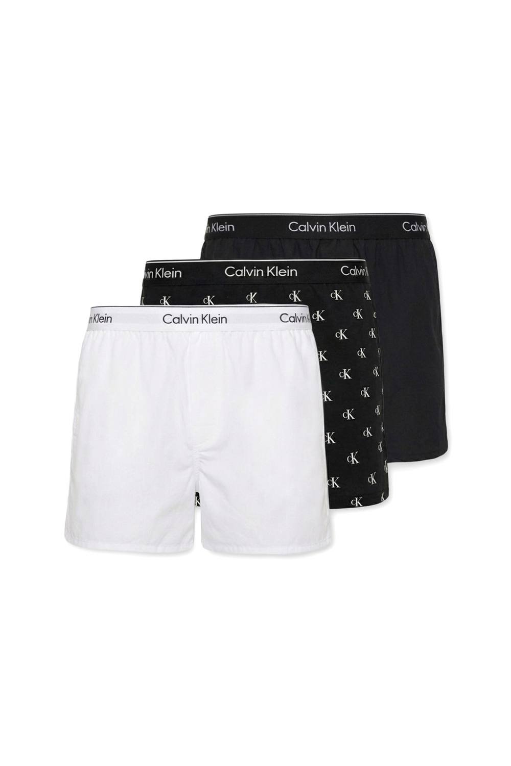 Calvin Klein Calvin Klein Men's Boxer Slim 3Pk Diamond Logo Multi - 2