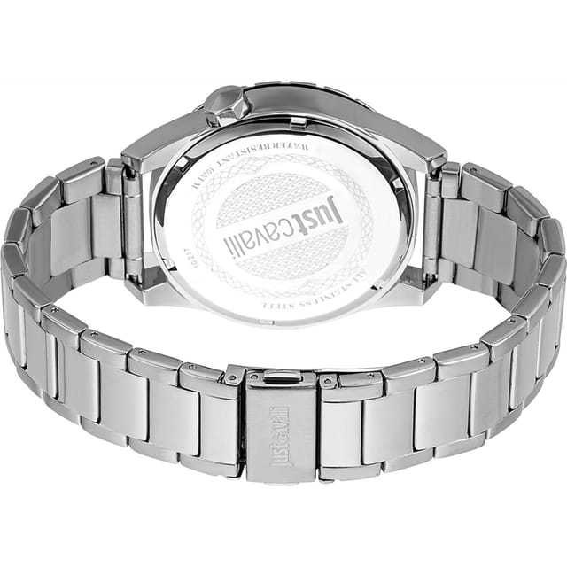 Just Cavalli Just Cavalli Men's JC1G217M0055 42mm Quartz Watch in Silver - 2
