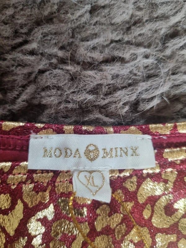 Moda Minx Moda Minx cheetah printed brazilian bikini set size XL