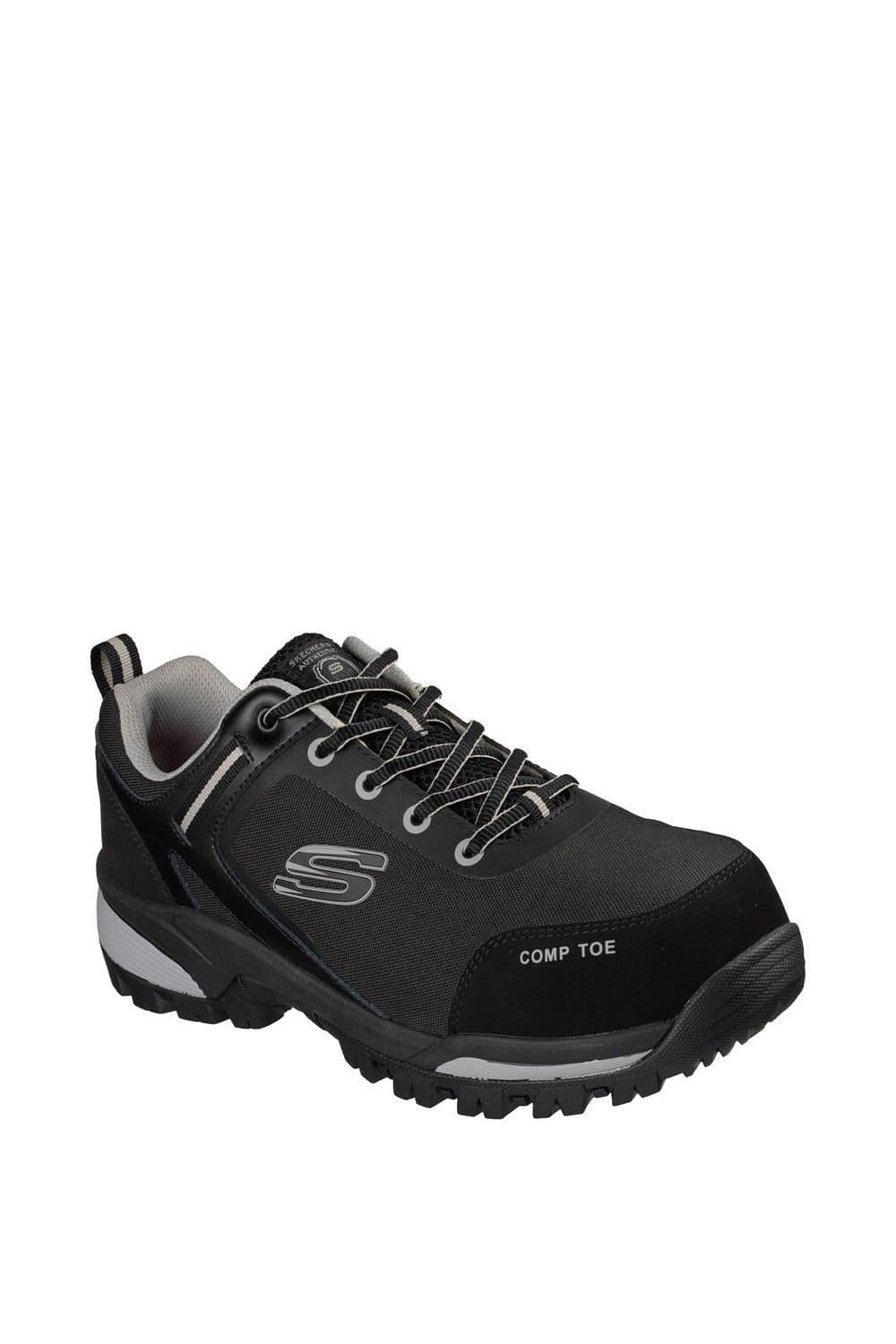 Skechers Workwear Skechers Workwear Men's Gatlon Strigax Safety Trainer in Black