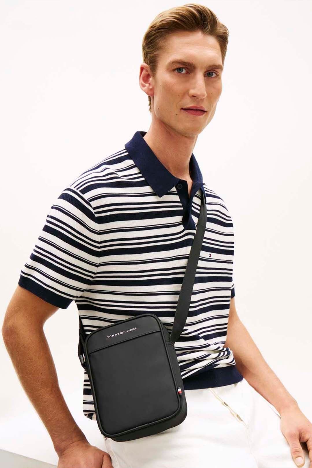 Tommy Hilfiger Tommy Hilfiger Men's TH Repreve Mini Reporter Black