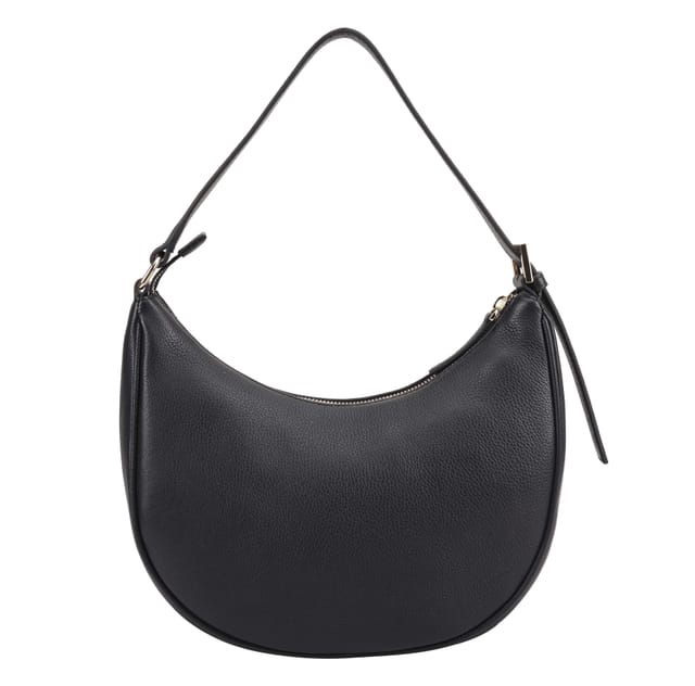 Paul Costelloe Paul Costelloe Women's Kiewa Leather Shoulder Bag in Jet Black - 3