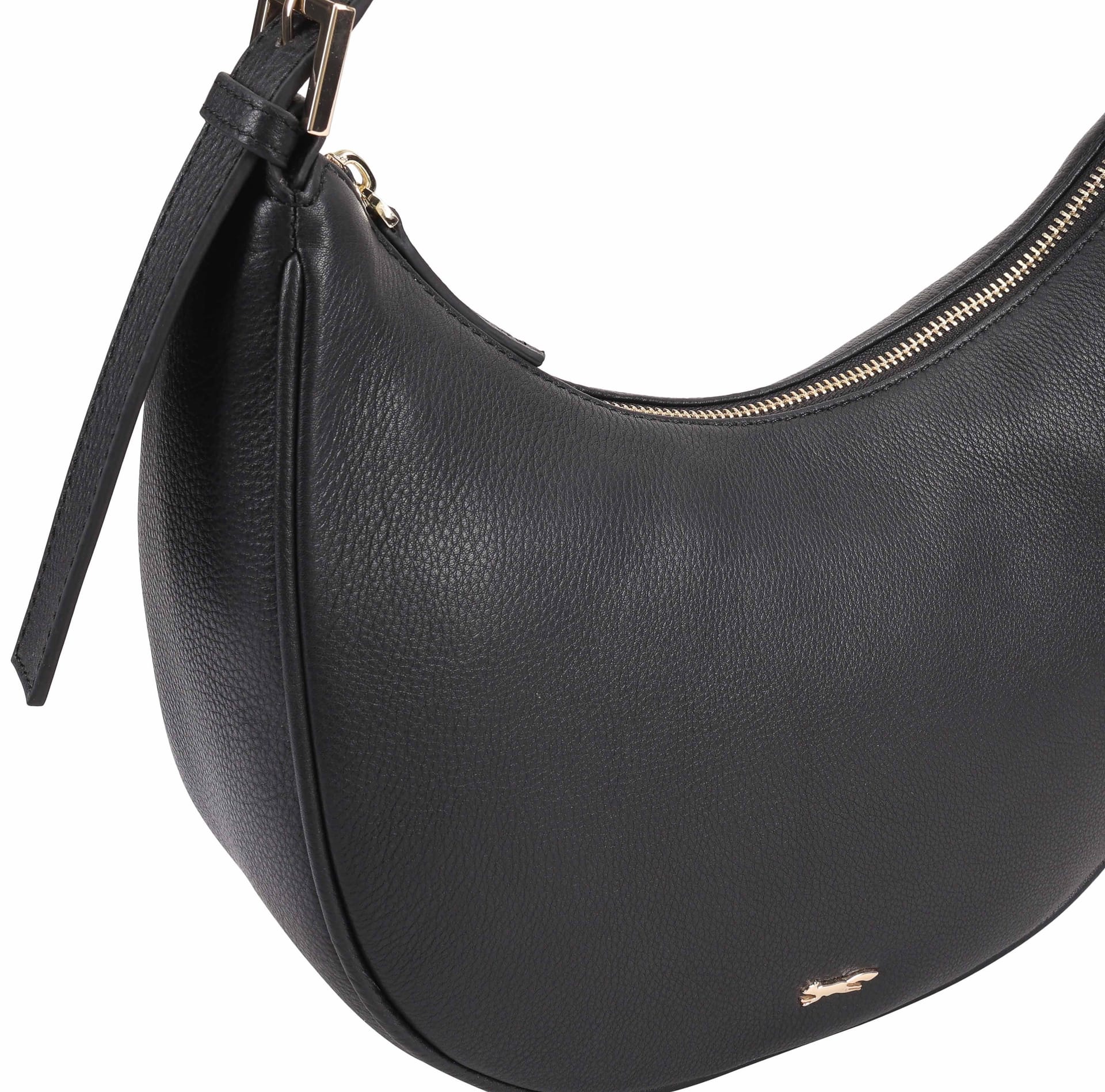 Paul Costelloe Paul Costelloe Women's Kiewa Leather Shoulder Bag in Jet Black - 4
