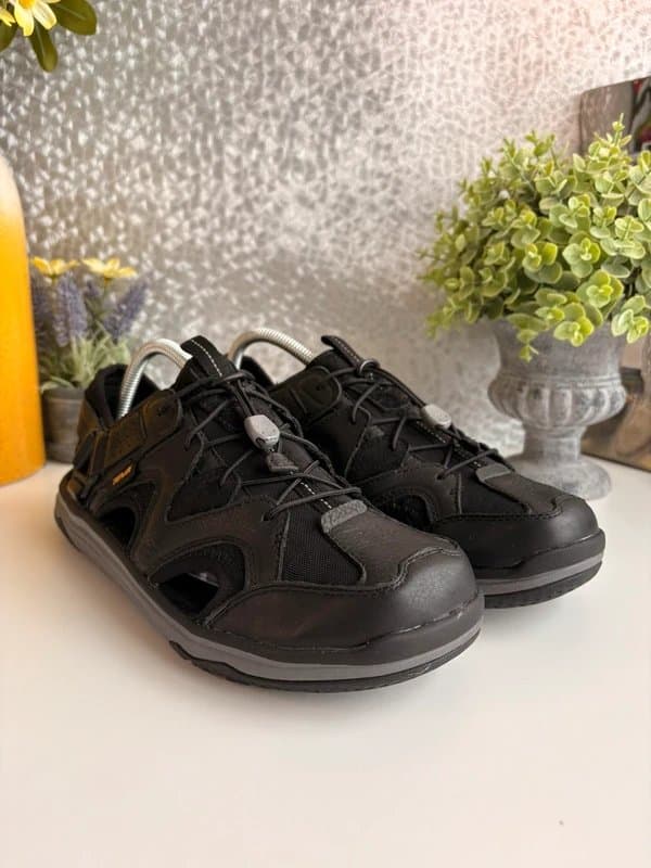 Teva Teva Terra Float Travel Lace Waterproof Leather Shoes UK Size 8 US 9 - Black