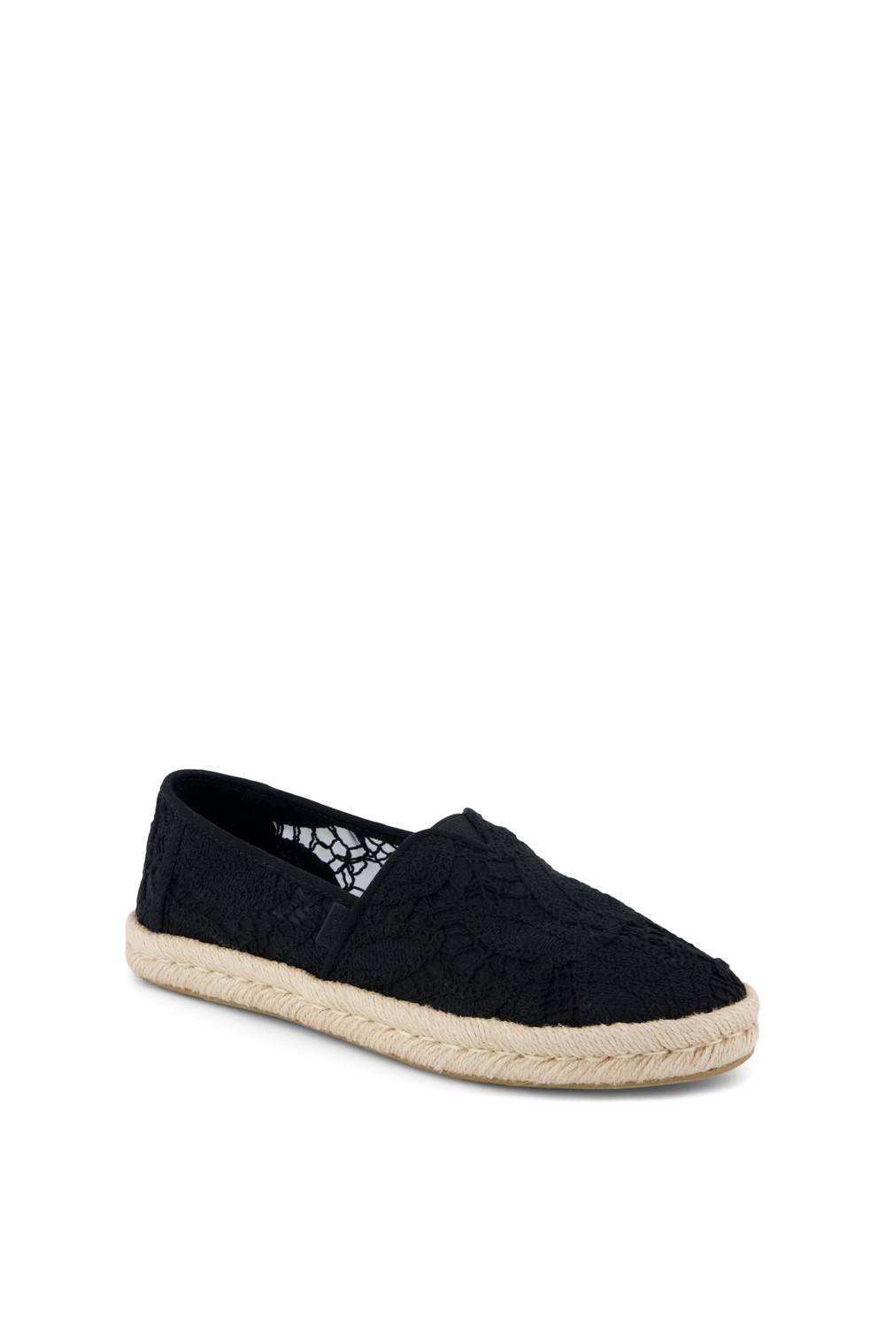 TOMS TOMS Women's Alpargata Rope 2.0 Shoe in Black - 2