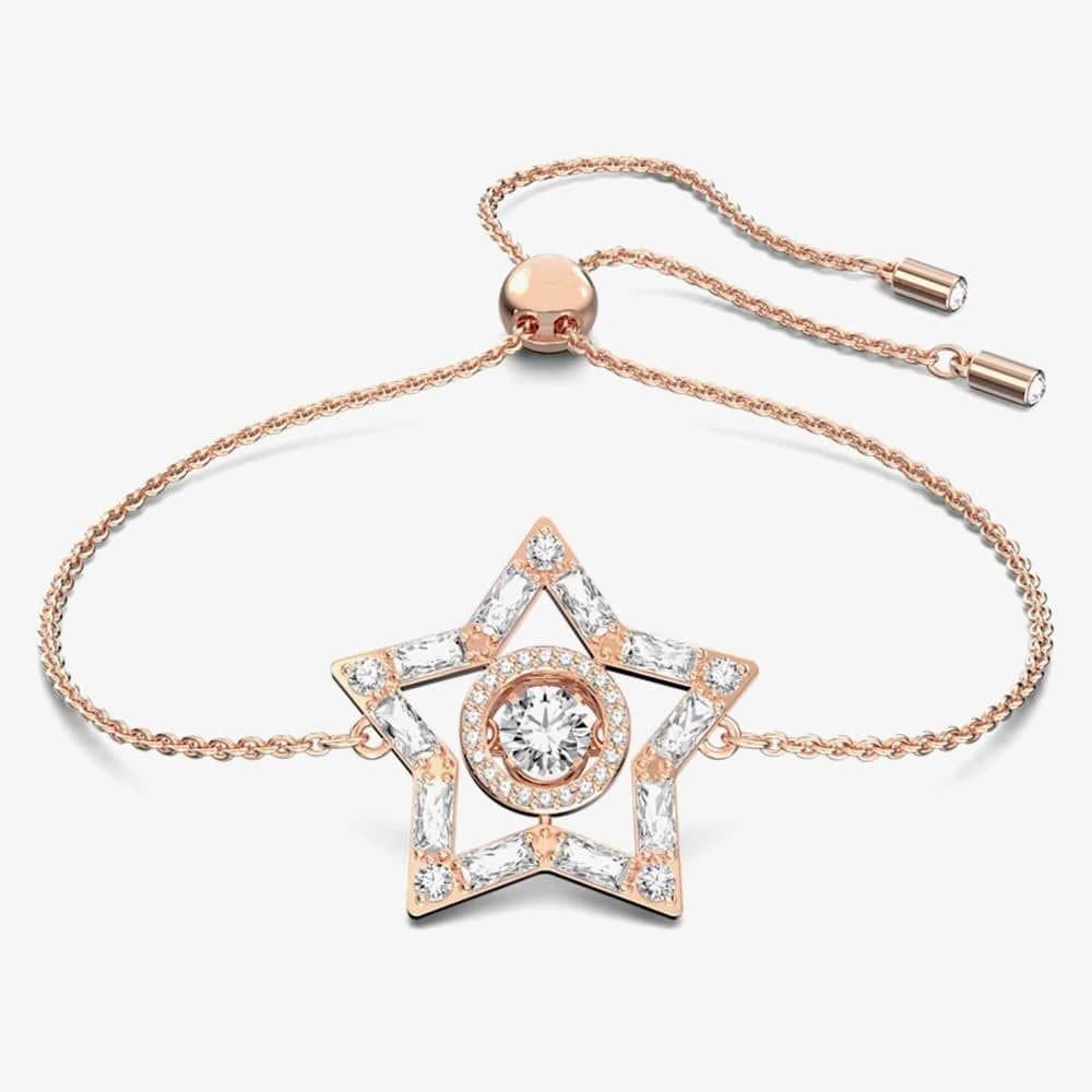 Swarovski Swarovski Women's Stella Rose Gold Tone Plated Crystal Star Bracelet 5617882