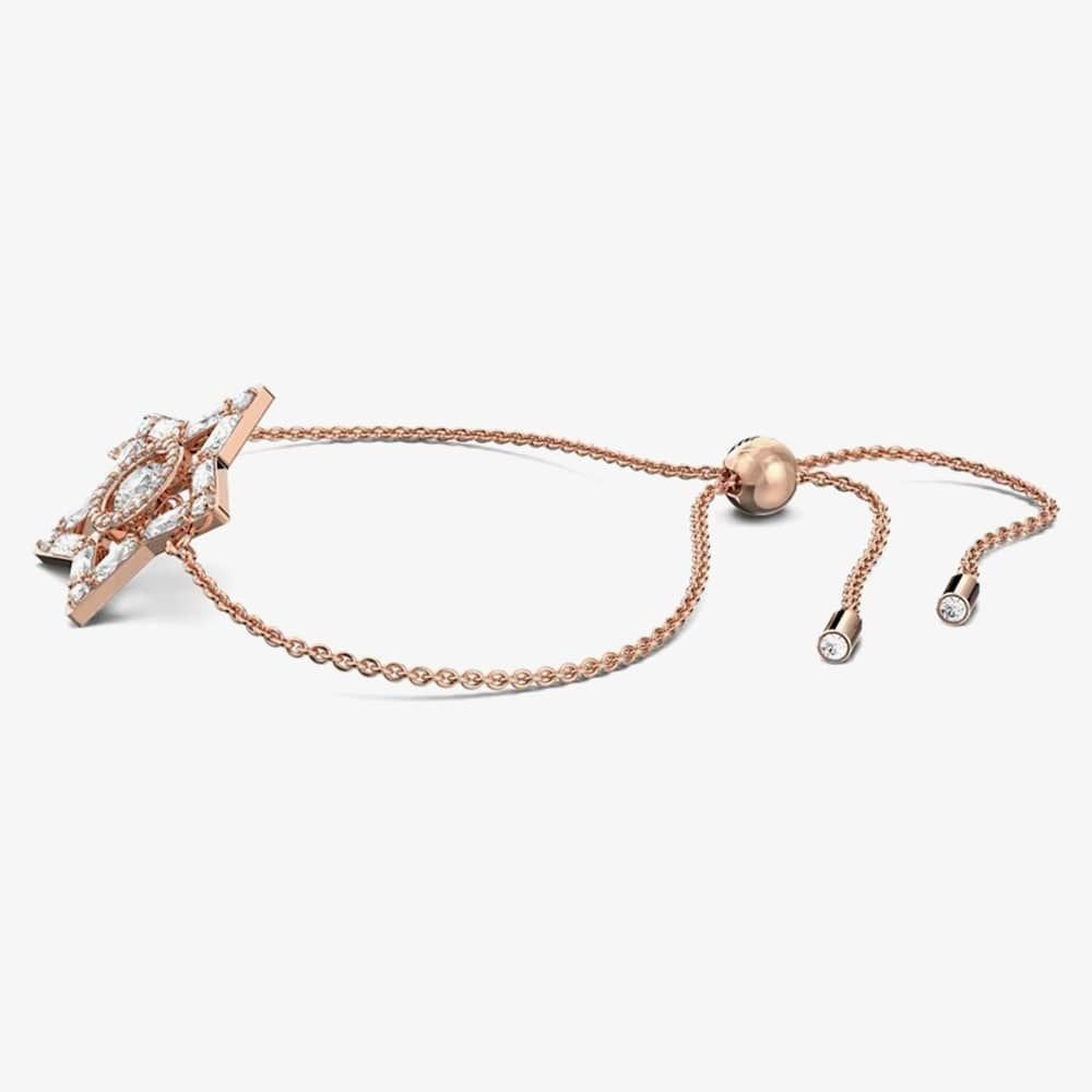 Swarovski Swarovski Women's Stella Rose Gold Tone Plated Crystal Star Bracelet 5617882 - 4