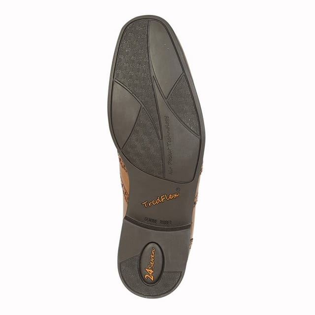 Tredflex Tredflex Men's Leather Brogues in Tan - 2