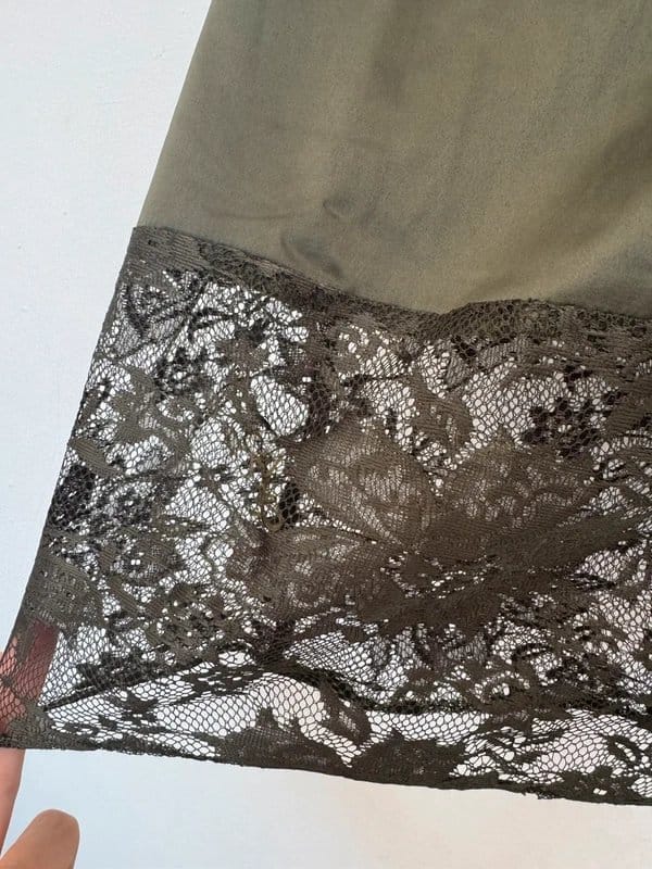 River Island * NEW * (no tags) River Island Satin Lace Midi Slip Dress - UK 20 - 1