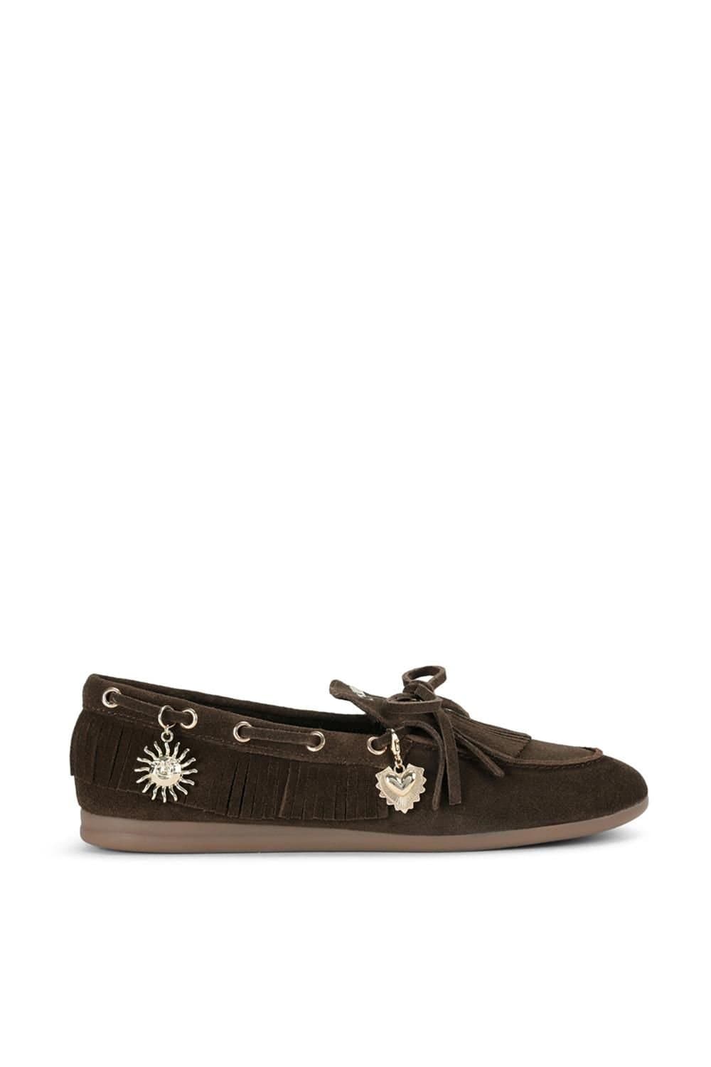 Steve Madden STEVE MADDEN Women's 'Rascals Dark Brown Suede' Suede Flats