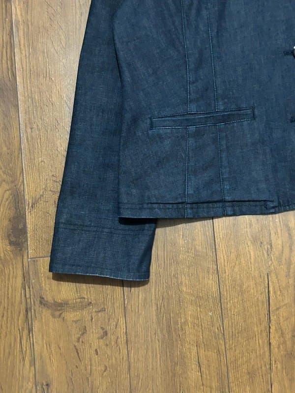L.L. Bean L.L.bean cotton denim Blazer Jacket womens 16 petite vintage 90’s coat C72