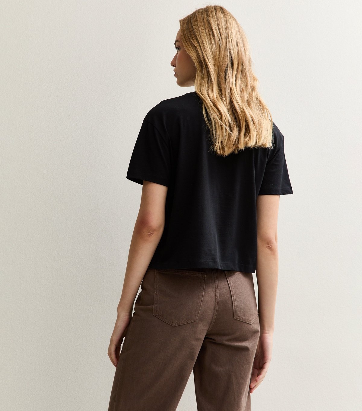 New Look Women's Black Boxy T-Shirt New Look - 4