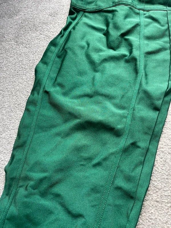 PrettyLittleThing PrettyLittleThing Green Bandage Midi Dress - Size UK 8
