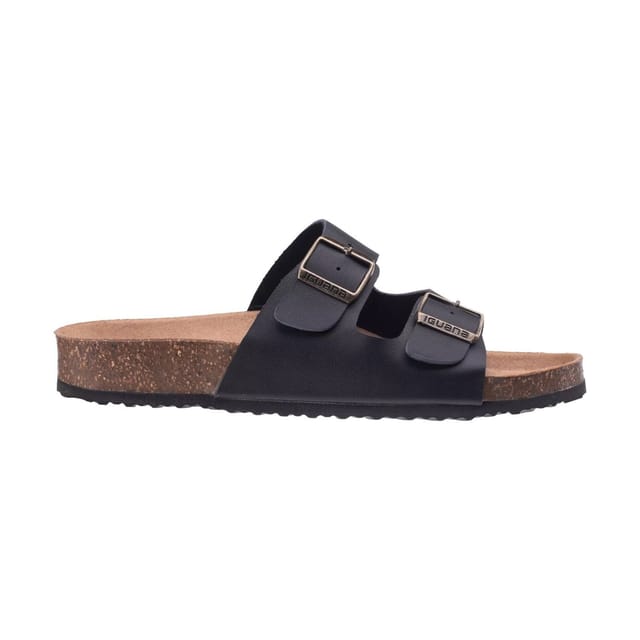 Iguana Iguana Women's Frisso Full Grain Leather Flip Flops in Brown - 3