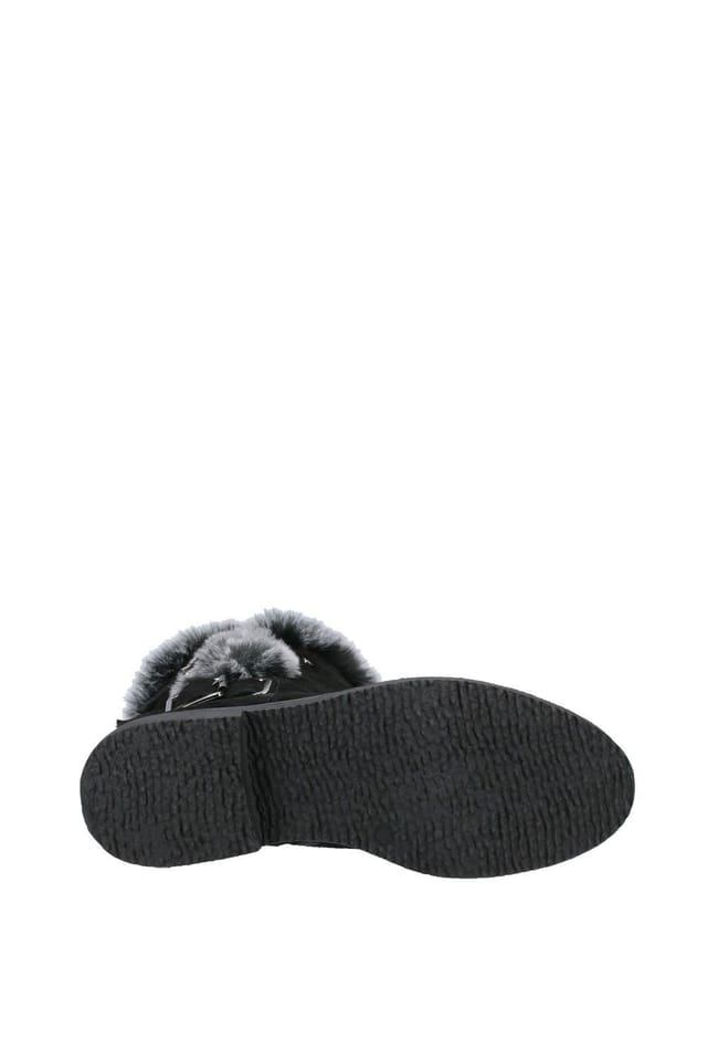 Hush Puppies Hush Puppies Women's 'Megan' Suede Leather Mid Boots in Black - 3