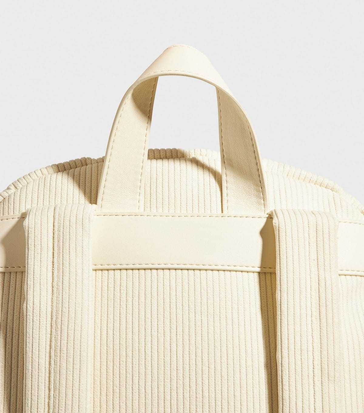 Skinnydip Cream Bow Embroidered Corduroy Backpack Skinnydip New Look - 4