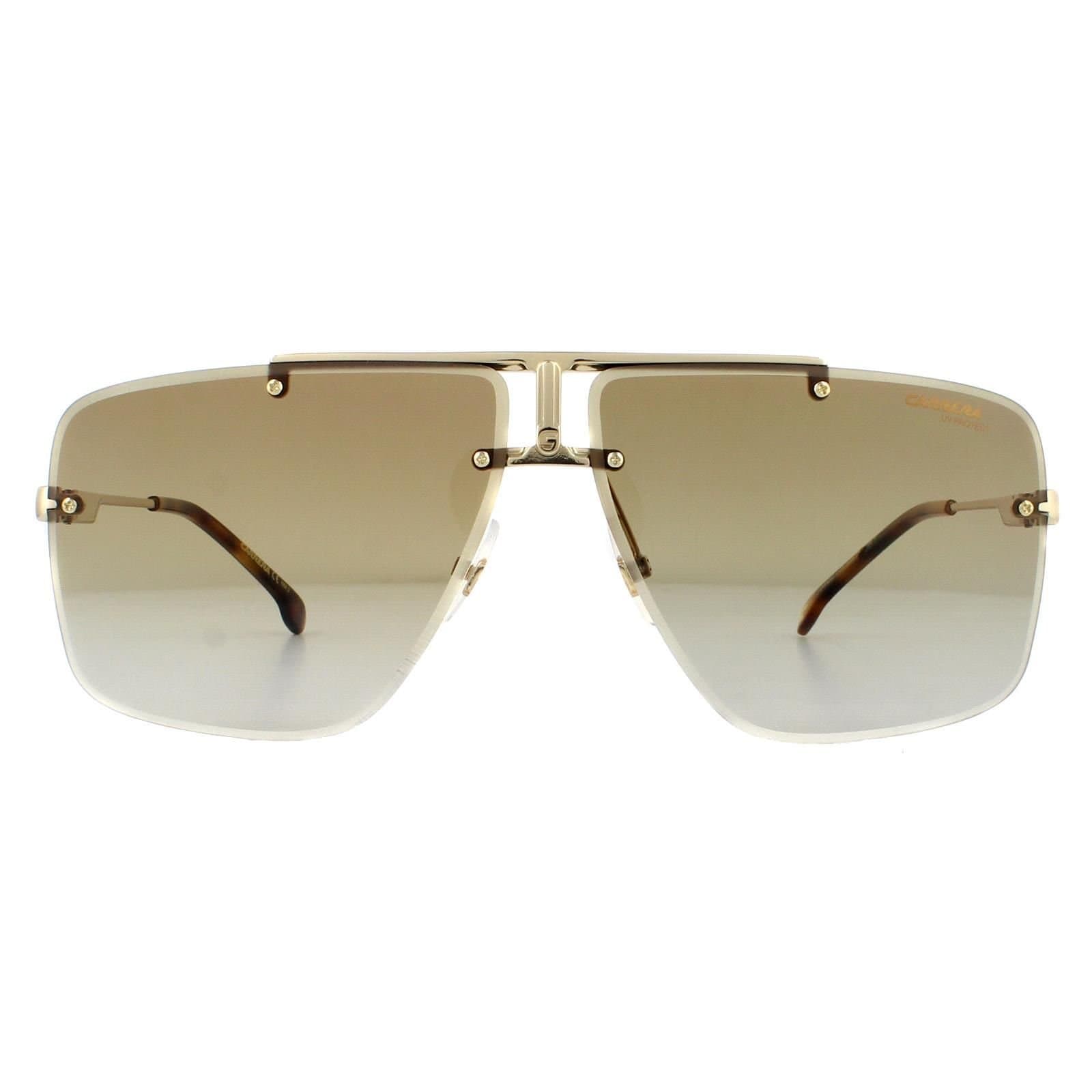 Carrera Carrera Men's Aviator Gold Green Gradient 1016/S Sunglasses