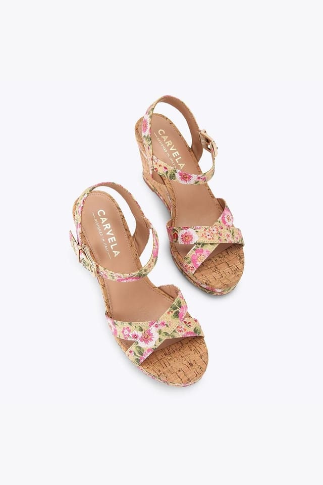 Carvela Carvela Women's 'Verona Wedge' Fabric Sandals - 2