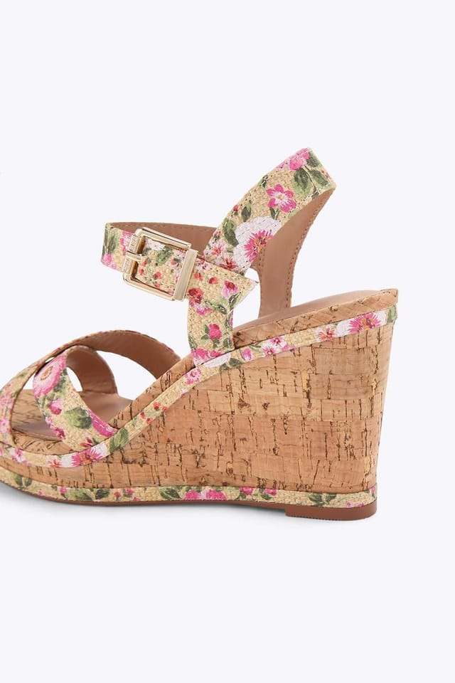 Carvela Carvela Women's 'Verona Wedge' Fabric Sandals - 3