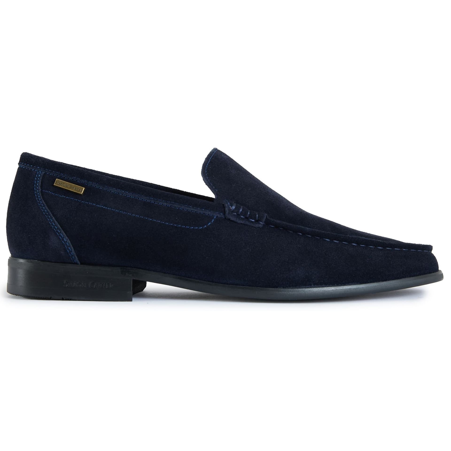 Simon Carter SIMON CARTER Men's Huxley Loafer Shoes in Blue